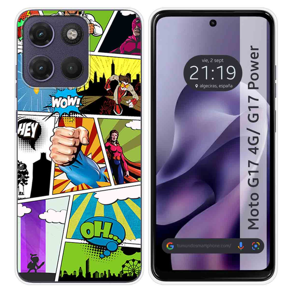Funda Silicona para Motorola Moto g17 / g17...