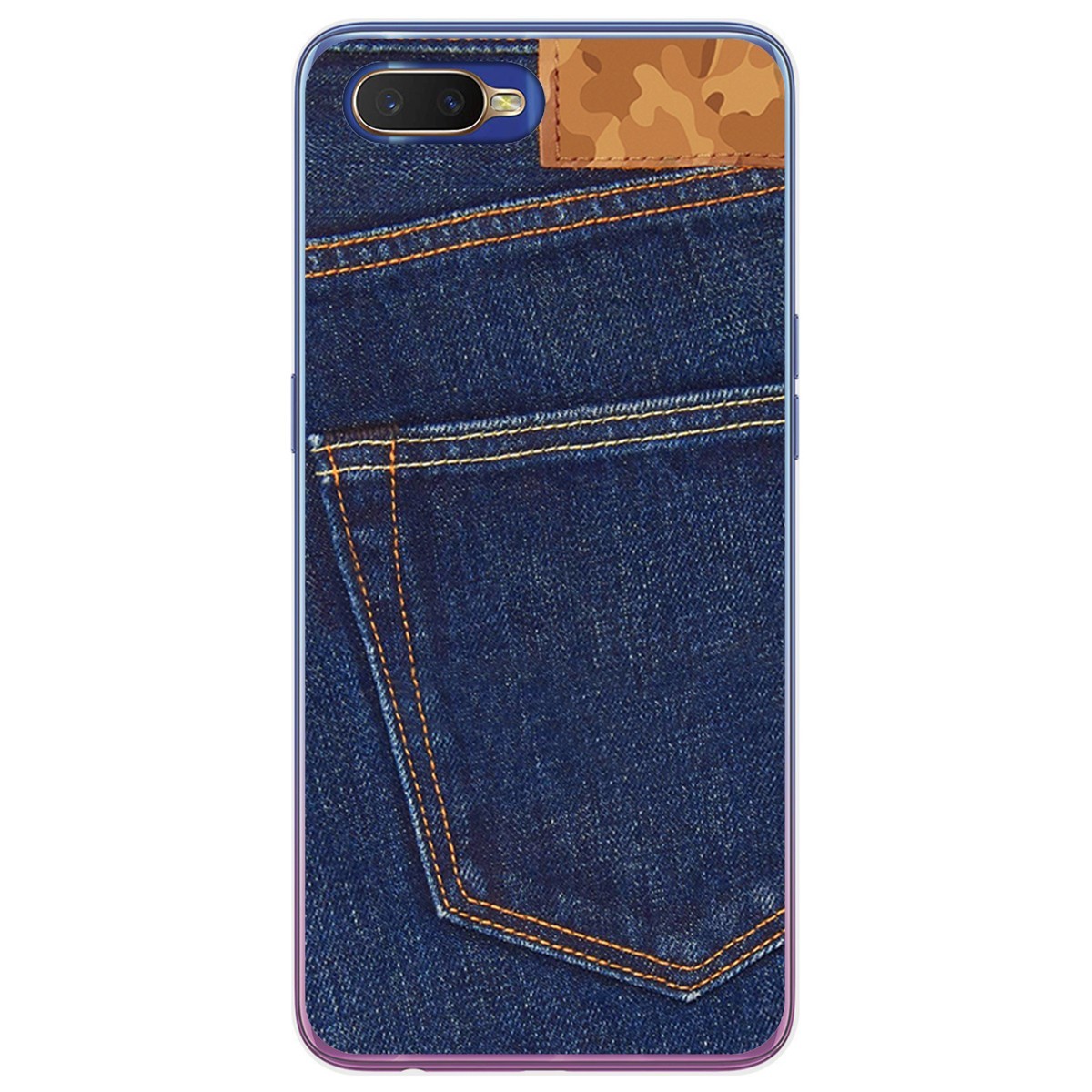 Funda Gel Tpu para Oppo RX17 Neo diseño Vaquero Dibujos