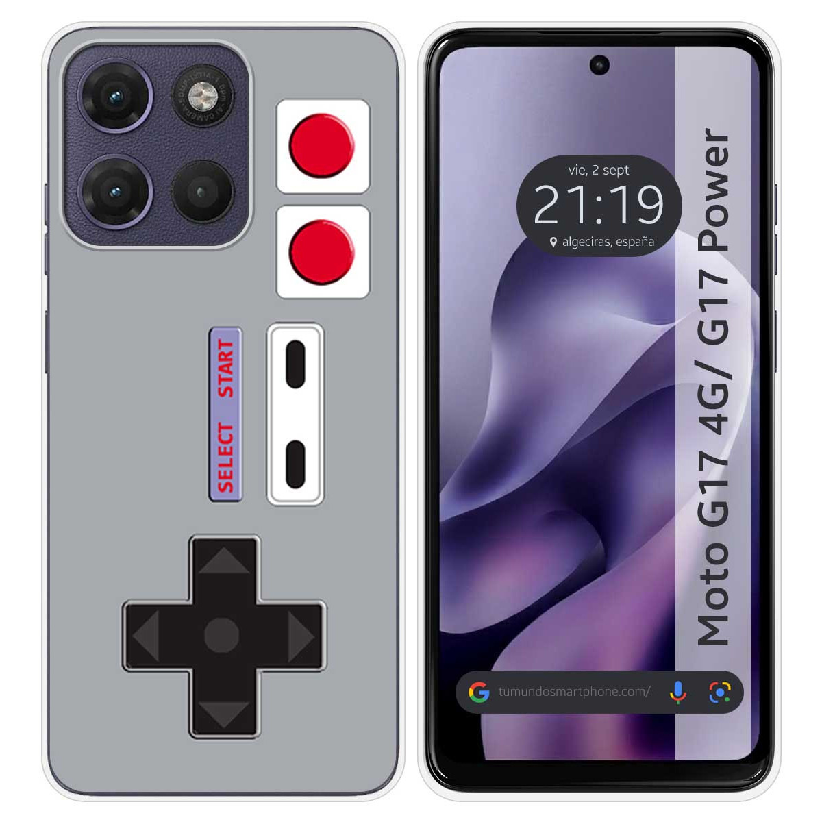Funda Silicona para Motorola Moto g17 / g17...
