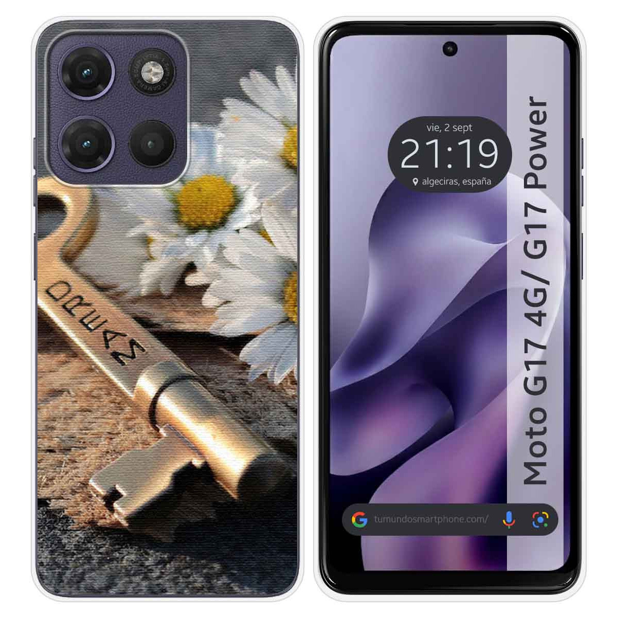 Funda Silicona para Motorola Moto g17 / g17...