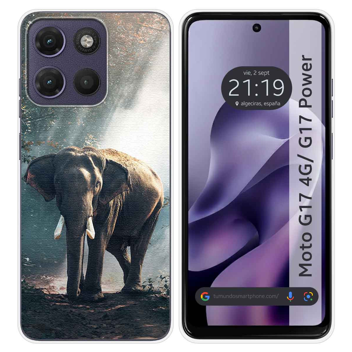 Funda Silicona para Motorola Moto g17 / g17...