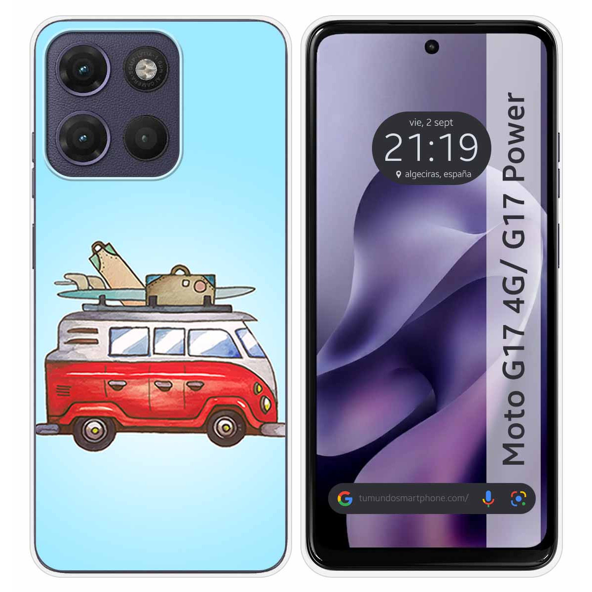Funda Silicona para Motorola Moto g17 / g17...