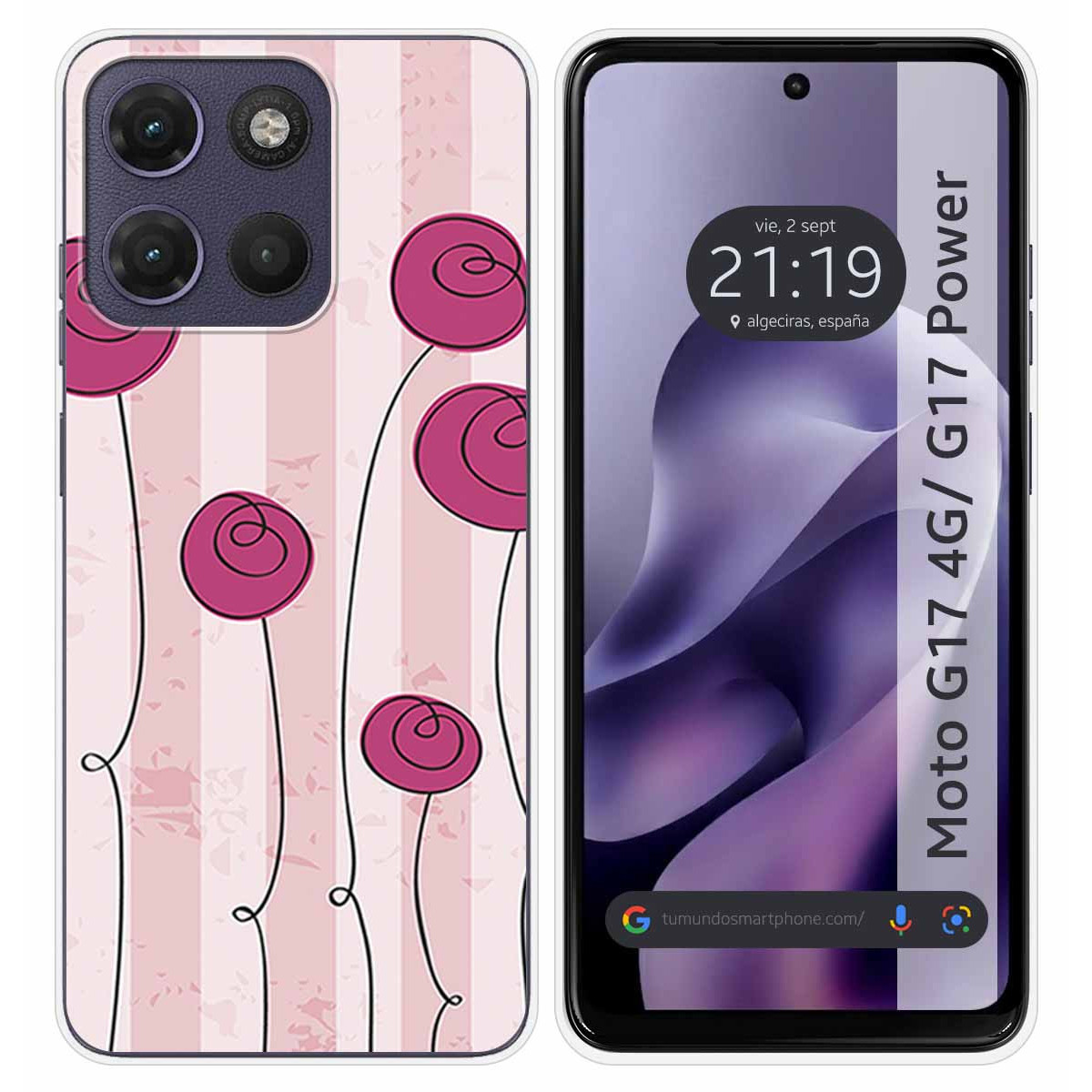 Funda Silicona para Motorola Moto g17 / g17...