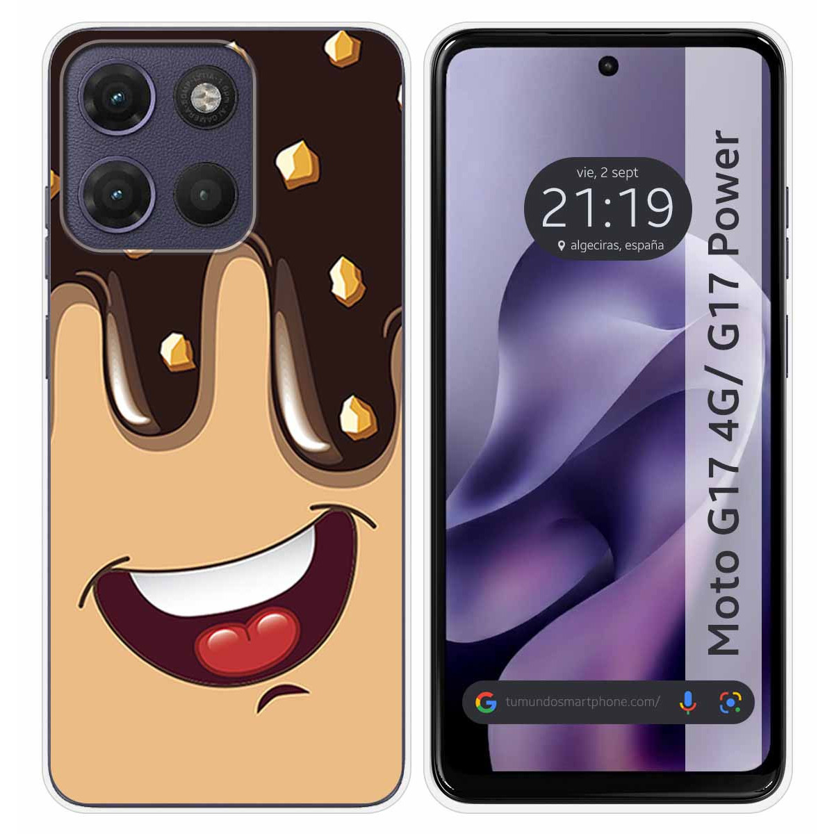 Funda Silicona para Motorola Moto g17 / g17...