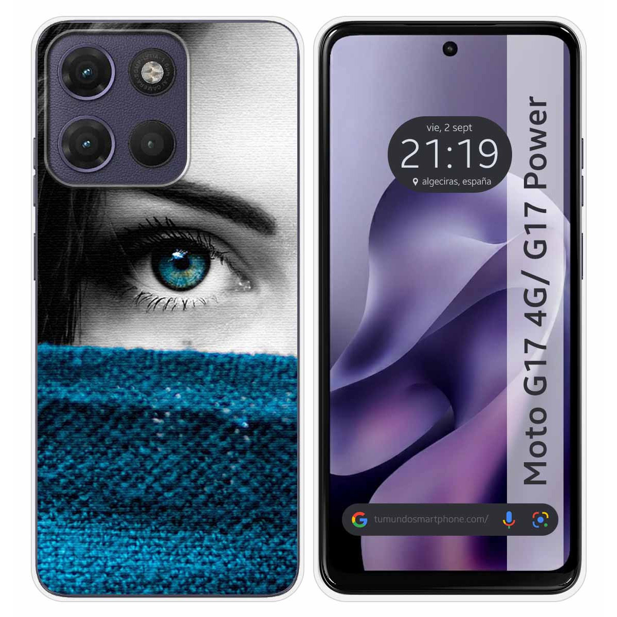 Funda Silicona para Motorola Moto g17 / g17...