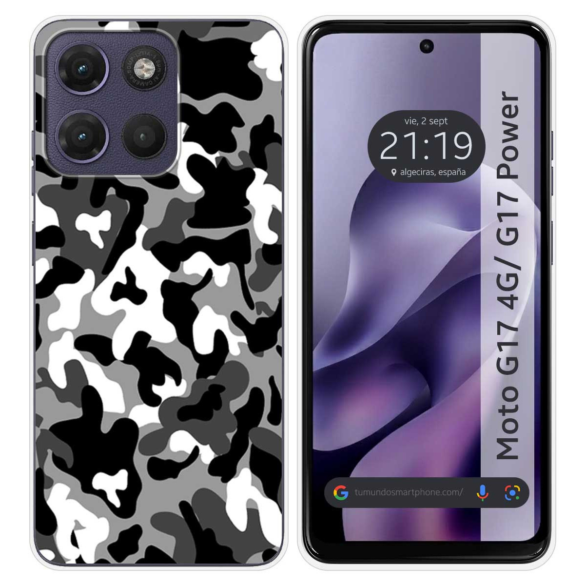 Funda Silicona para Motorola Moto g17 / g17...