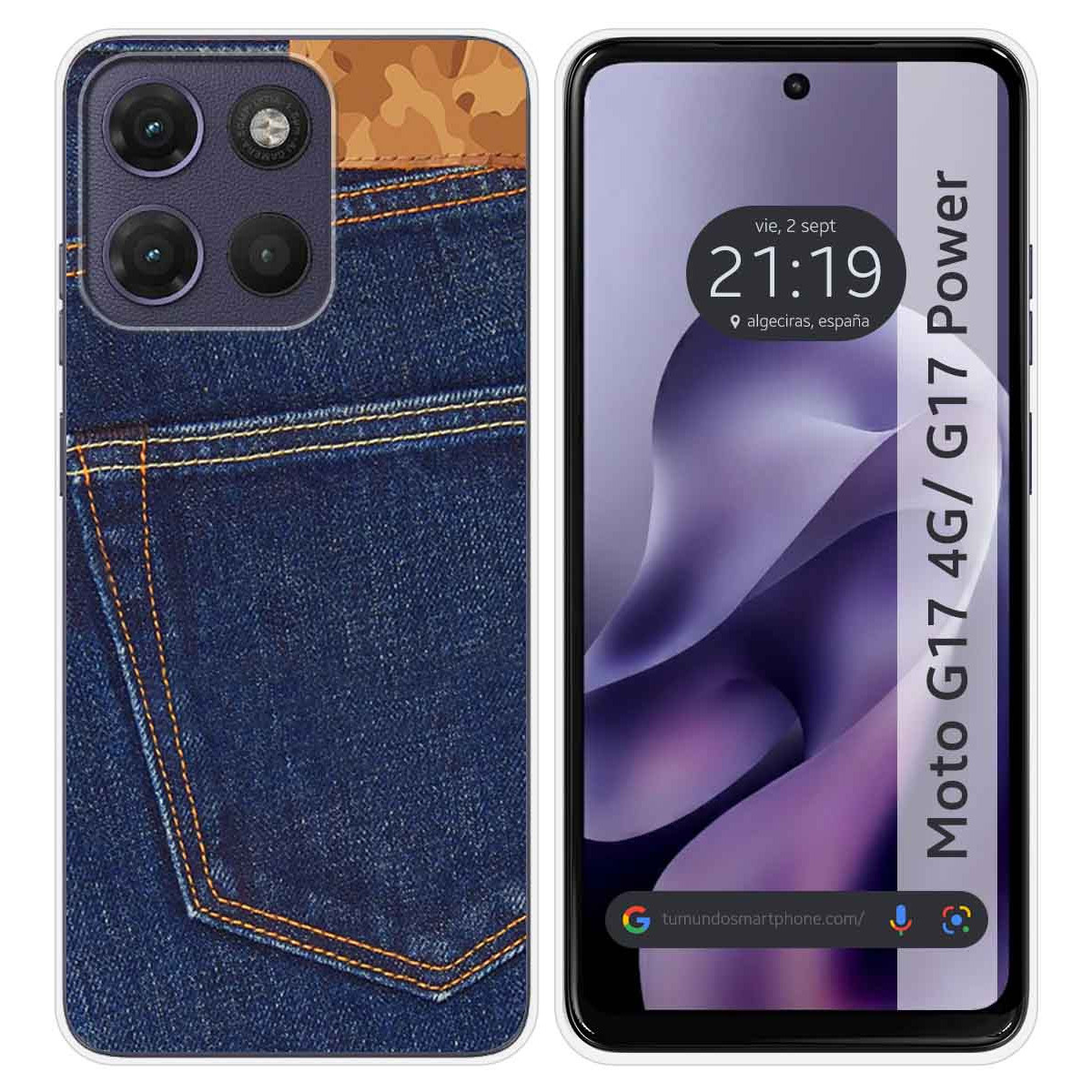 Funda Silicona para Motorola Moto g17 / g17...