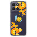 Funda Silicona Antigolpes para Motorola Moto g17 / g17 Power 4G diseño Abeja Dibujos