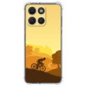 Funda Silicona Antigolpes para Motorola Moto g17 / g17 Power 4G diseño Ciclista Dibujos