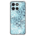 Funda Silicona Antigolpes para Motorola Moto g17 / g17 Power 4G diseño Flores 03 Dibujos