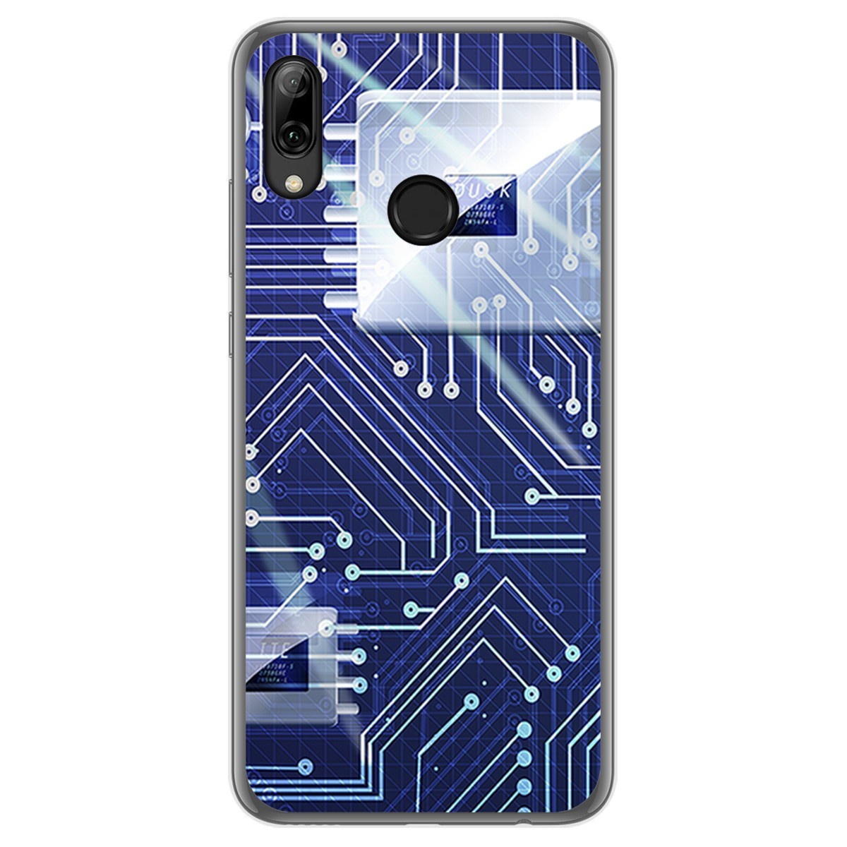Funda Gel Tpu para Huawei P Smart 2019 / Honor 10 Lite diseño Circuito Dibujos