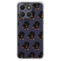 Funda Silicona Antigolpes para Motorola Moto g17 / g17 Power 4G diseño Perros 10 Dibujos