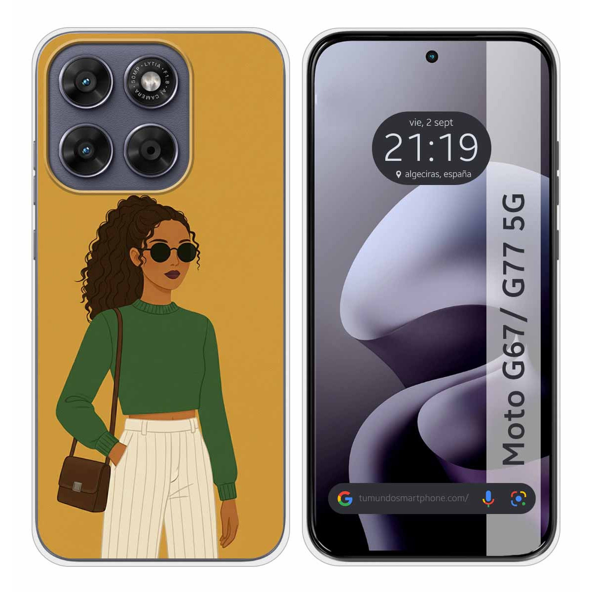 Funda Silicona para Motorola Moto g67 / g77 5G...