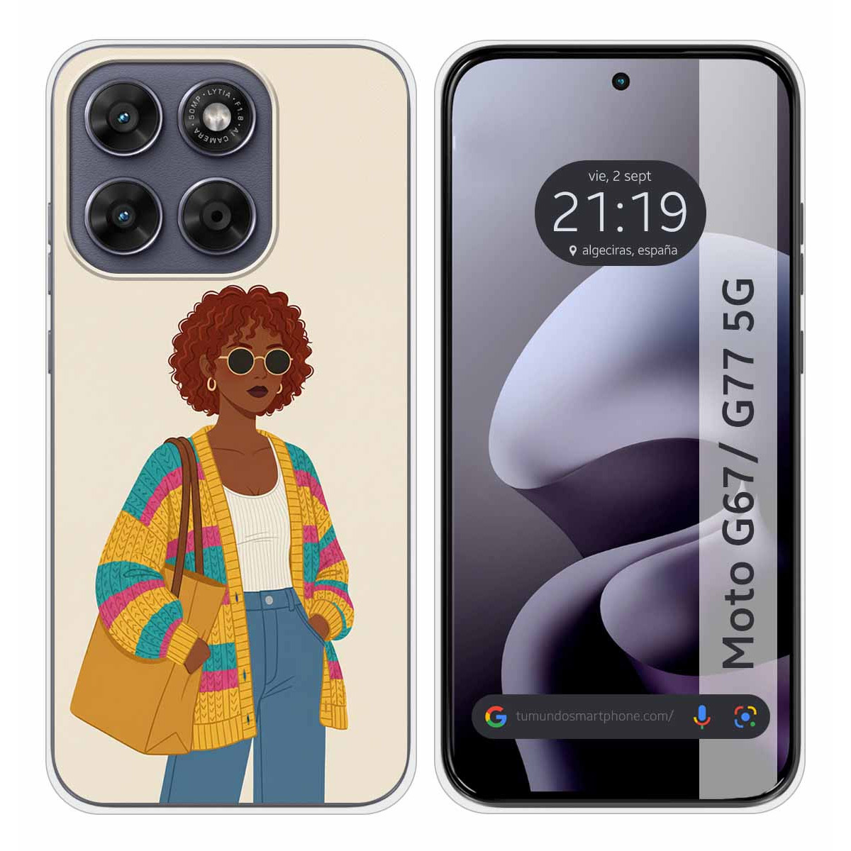 Funda Silicona para Motorola Moto g67 / g77 5G...