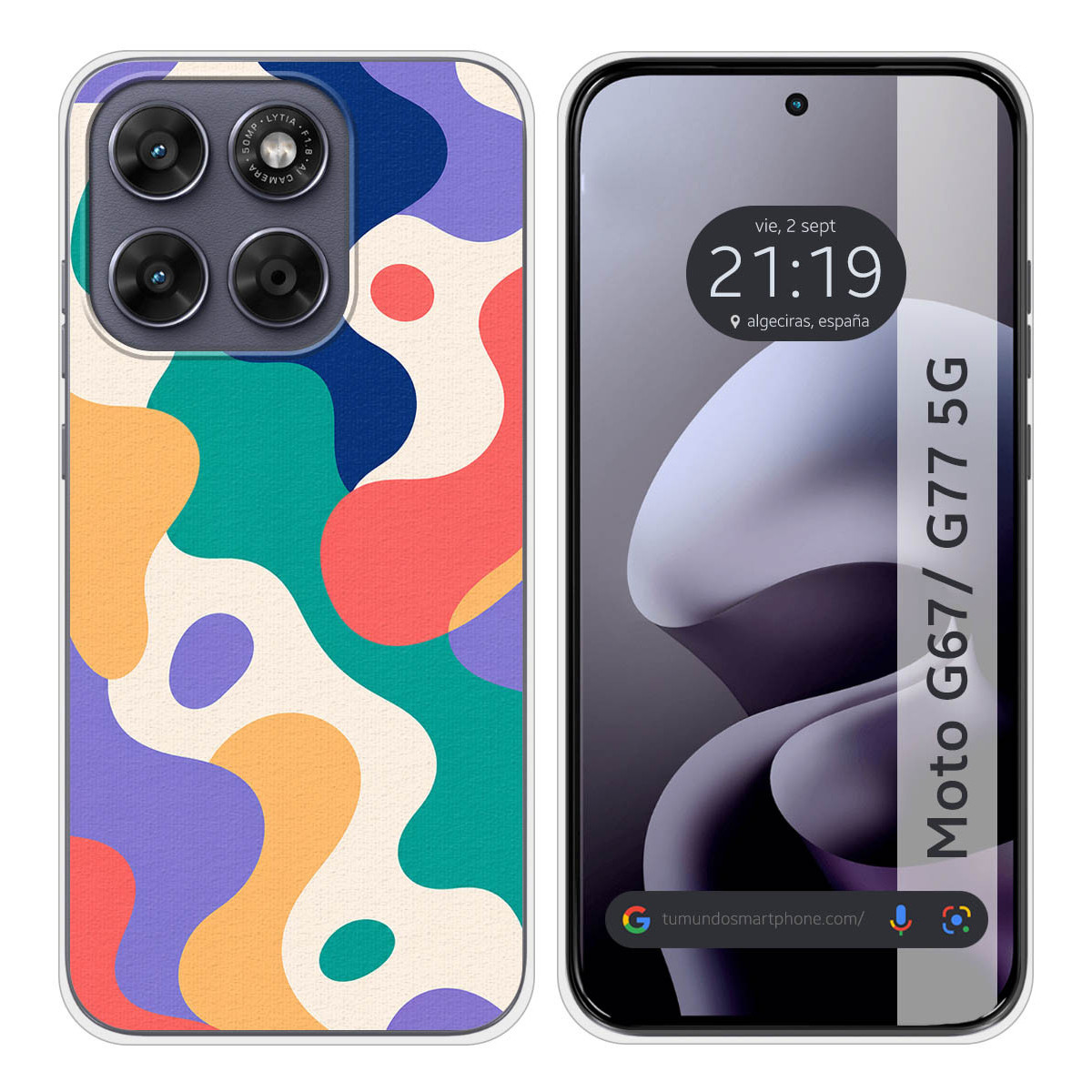 Funda Silicona para Motorola Moto g67 / g77 5G...