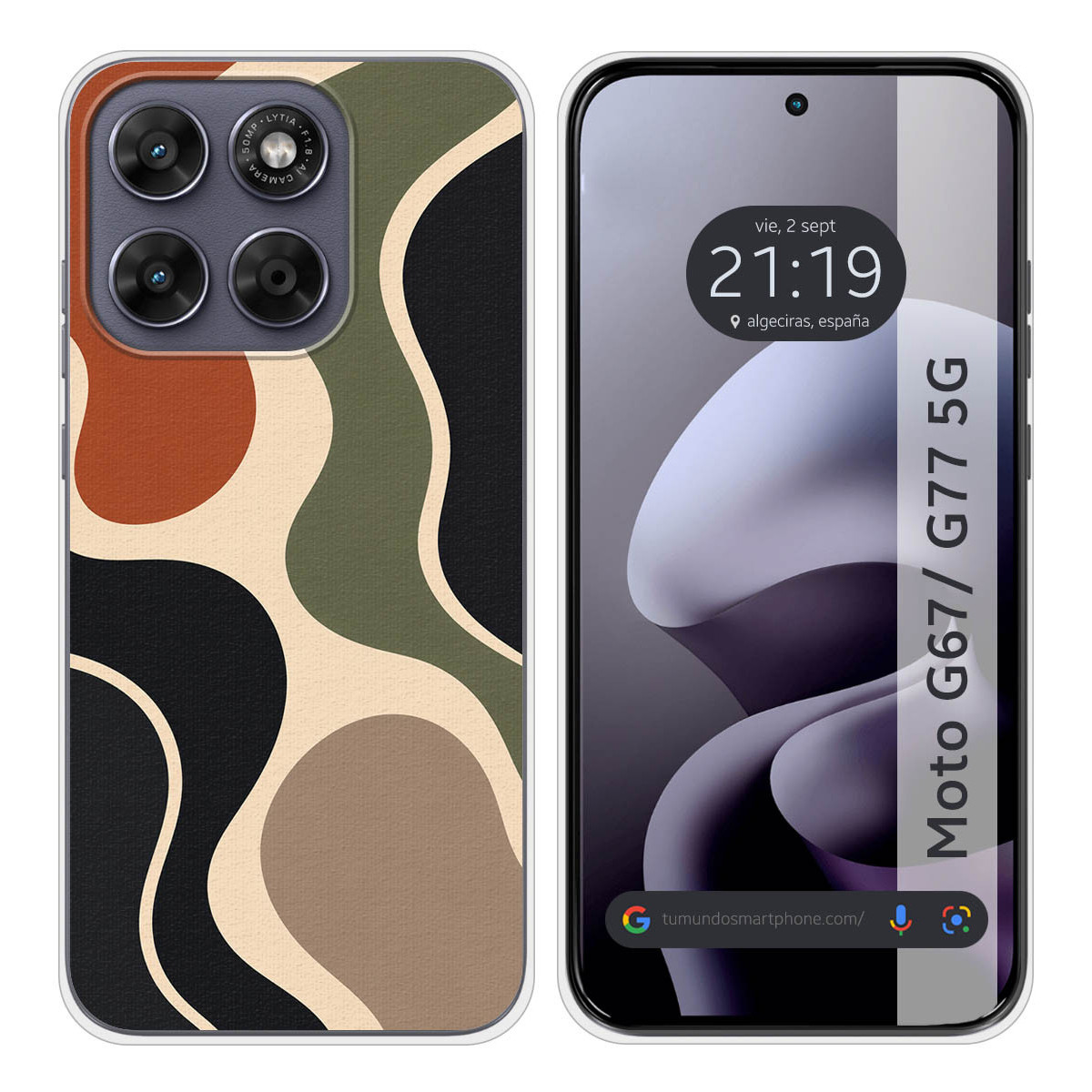 Funda Silicona para Motorola Moto g67 / g77 5G...