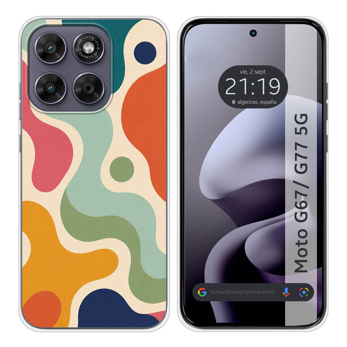 Funda Silicona para Motorola Moto g67 / g77 5G...