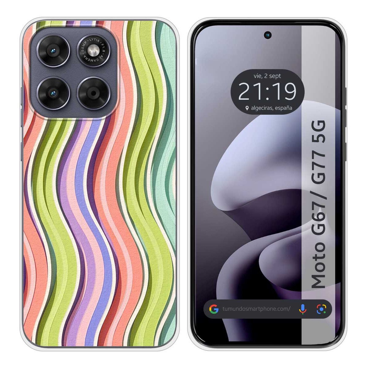 Funda Silicona para Motorola Moto g67 / g77 5G...