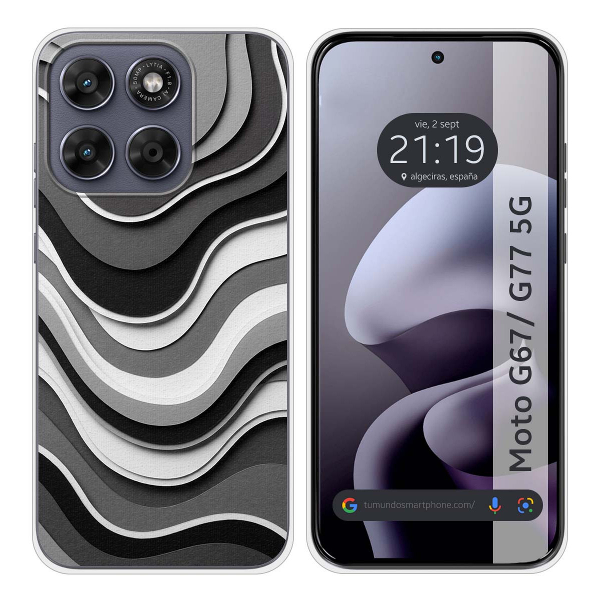Funda Silicona para Motorola Moto g67 / g77 5G...