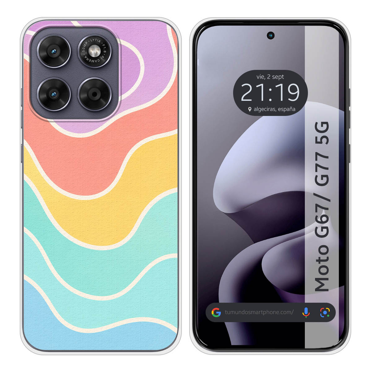 Funda Silicona para Motorola Moto g67 / g77 5G...