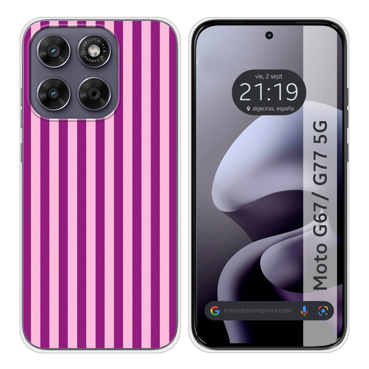 Funda Silicona para Motorola Moto g67 / g77 5G...