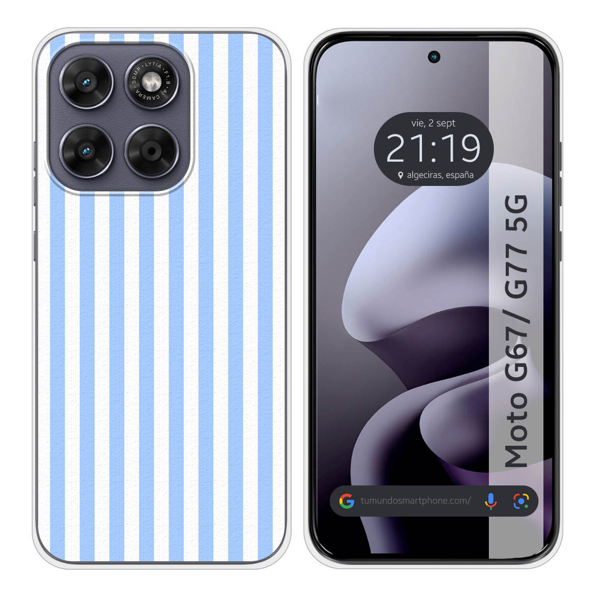 Funda Silicona para Motorola Moto g67 / g77 5G...