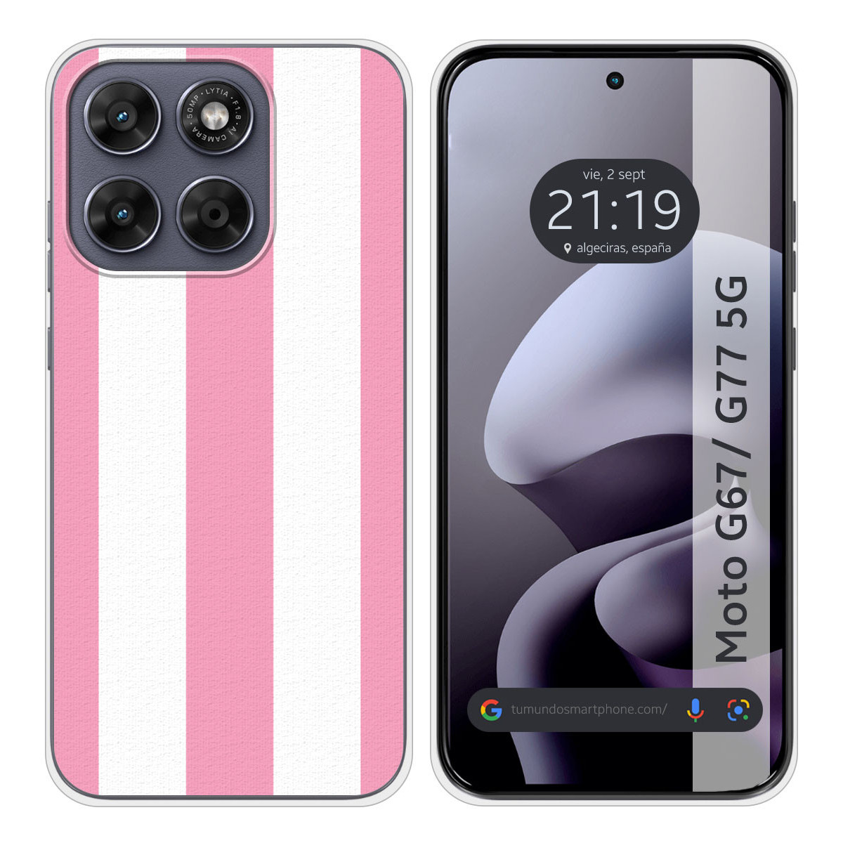 Funda Silicona para Motorola Moto g67 / g77 5G...