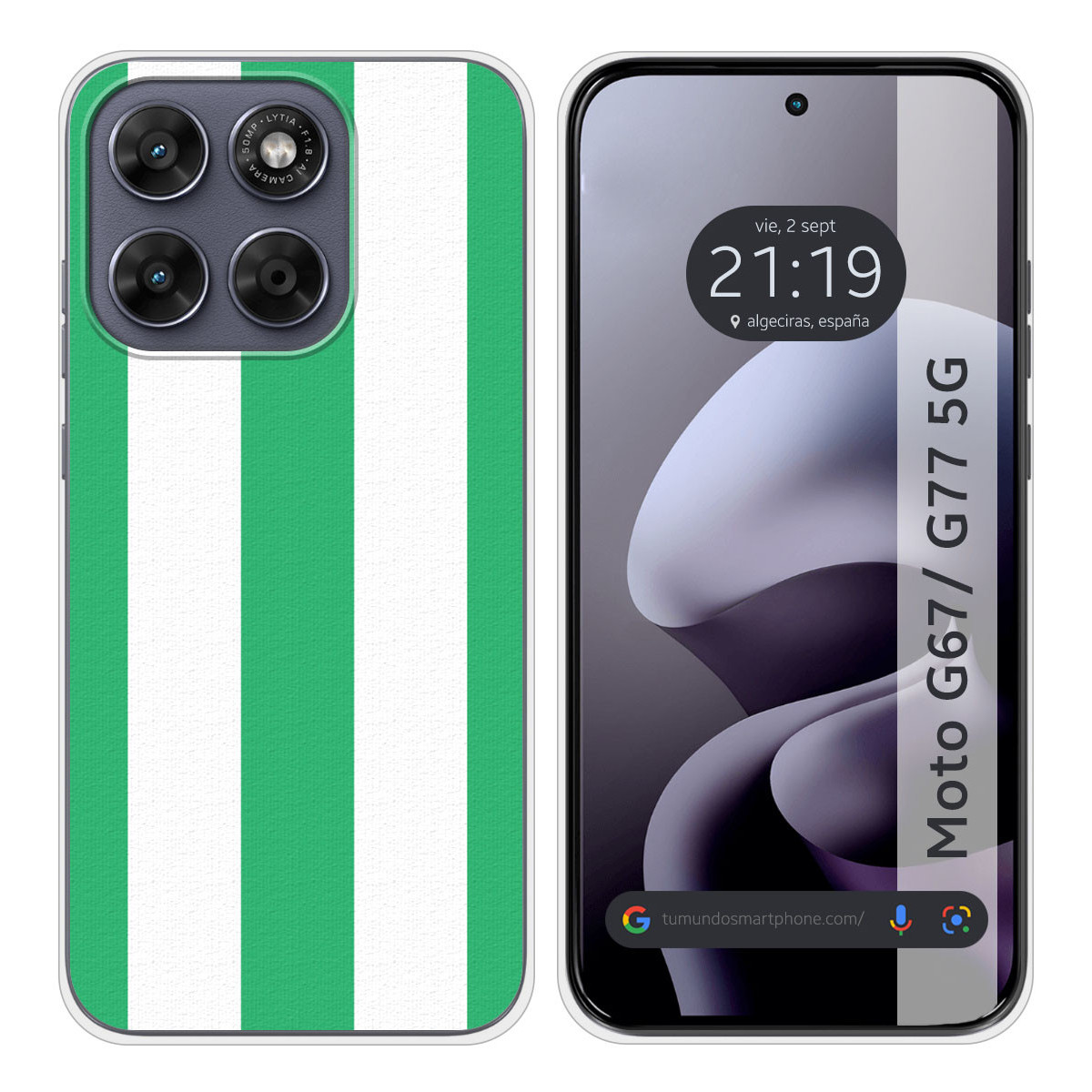 Funda Silicona para Motorola Moto g67 / g77 5G...