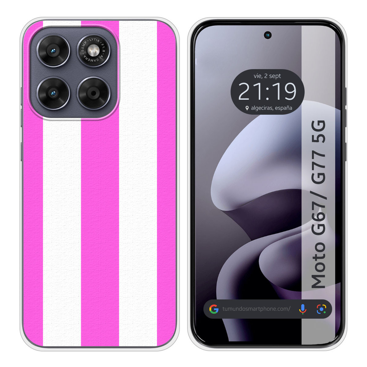 Funda Silicona para Motorola Moto g67 / g77 5G...