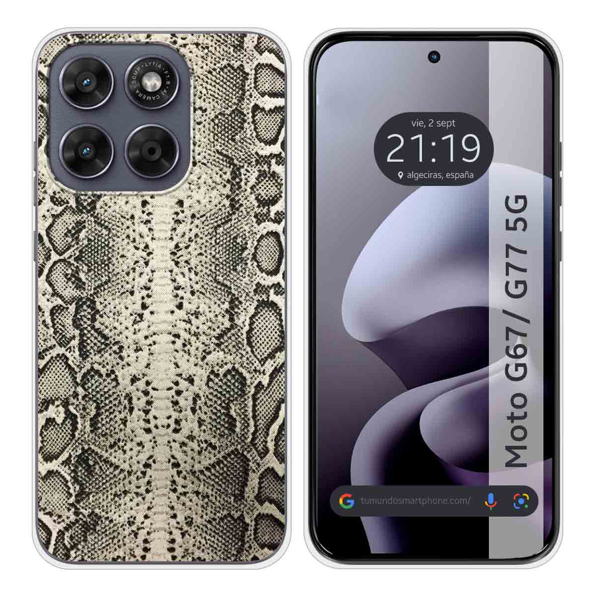 Funda Silicona para Motorola Moto g67 / g77 5G...