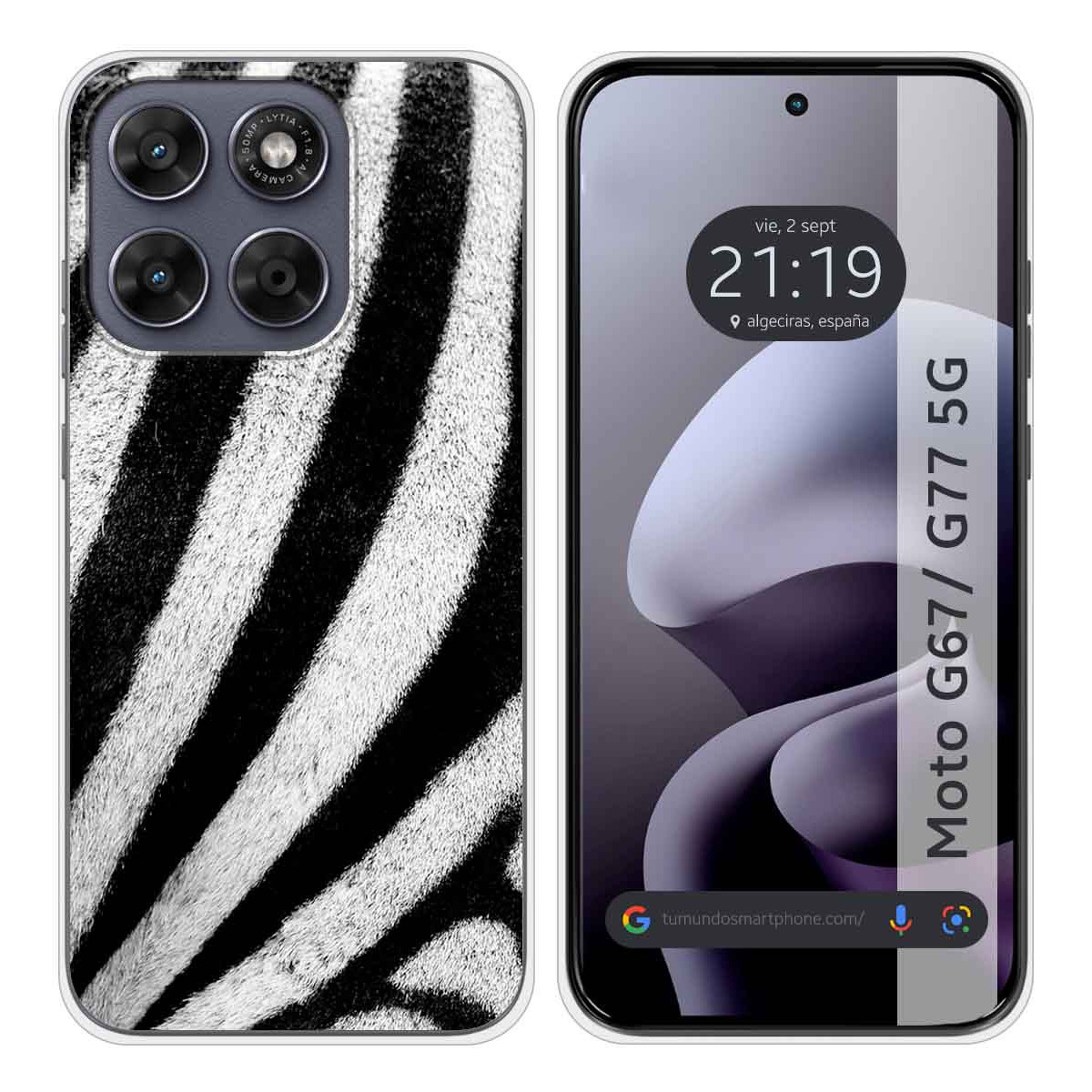 Funda Silicona para Motorola Moto g67 / g77 5G...