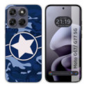 Funda Silicona para Motorola Moto g67 / g77 5G diseño Camuflaje 03 Dibujos
