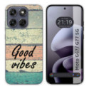 Funda Silicona para Motorola Moto g67 / g77 5G diseño Madera 01 Dibujos