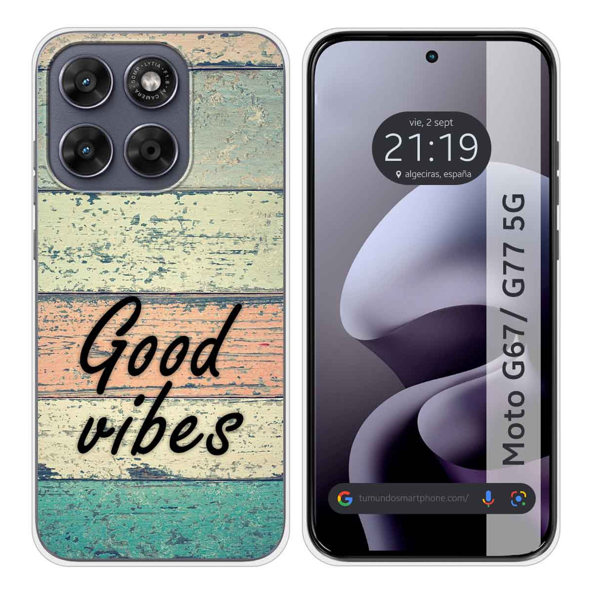 Funda Silicona para Motorola Moto g67 / g77 5G...