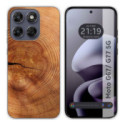 Funda Silicona para Motorola Moto g67 / g77 5G diseño Madera 04 Dibujos