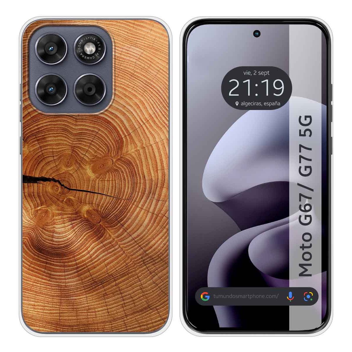 Funda Silicona para Motorola Moto g67 / g77 5G...