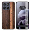 Funda Silicona para Motorola Moto g67 / g77 5G diseño Madera 05 Dibujos