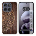Funda Silicona para Motorola Moto g67 / g77 5G diseño Madera 06 Dibujos