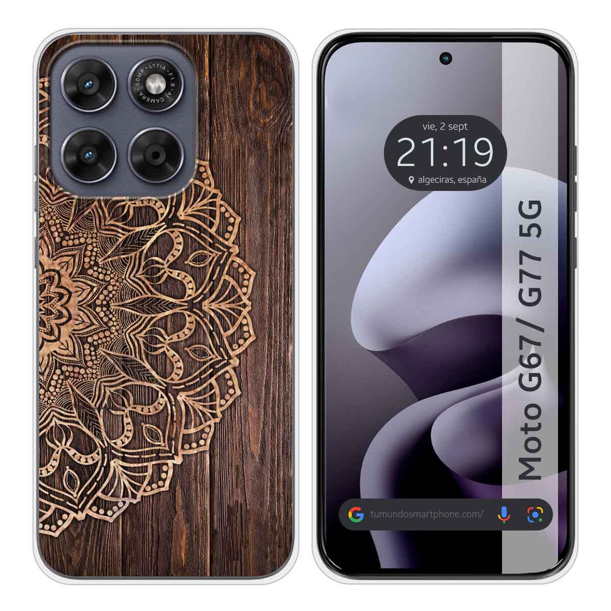 Funda Silicona para Motorola Moto g67 / g77 5G...