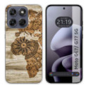 Funda Silicona para Motorola Moto g67 / g77 5G diseño Madera 07 Dibujos