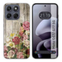 Funda Silicona para Motorola Moto g67 / g77 5G diseño Madera 08 Dibujos