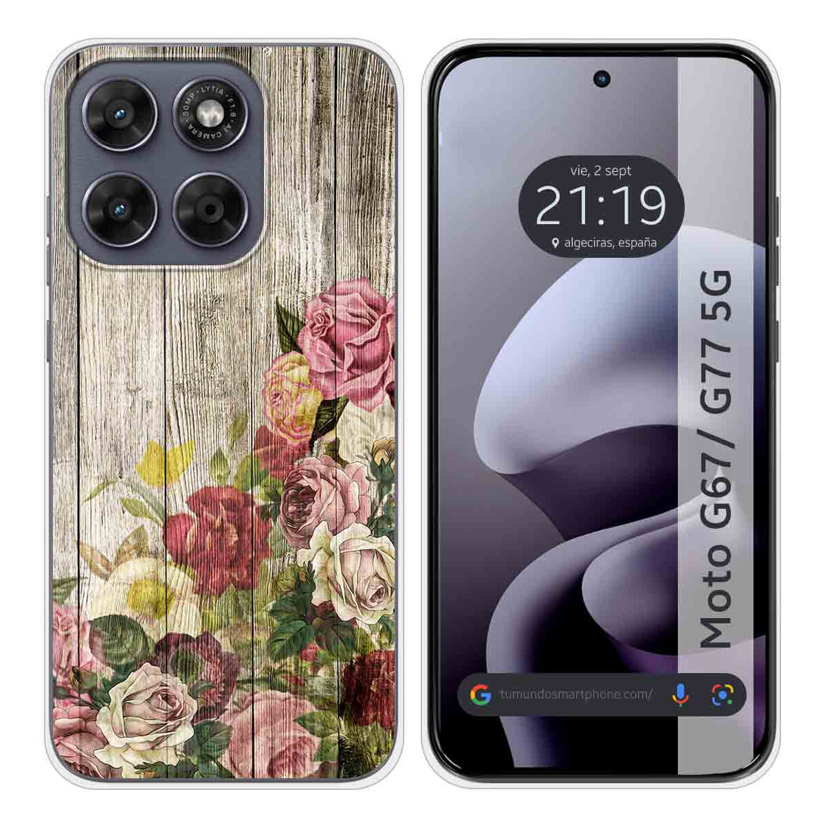 Funda Silicona para Motorola Moto g67 / g77 5G...