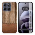 Funda Silicona para Motorola Moto g67 / g77 5G diseño Madera 09 Dibujos