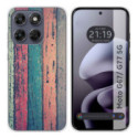 Funda Silicona para Motorola Moto g67 / g77 5G diseño Madera 10 Dibujos