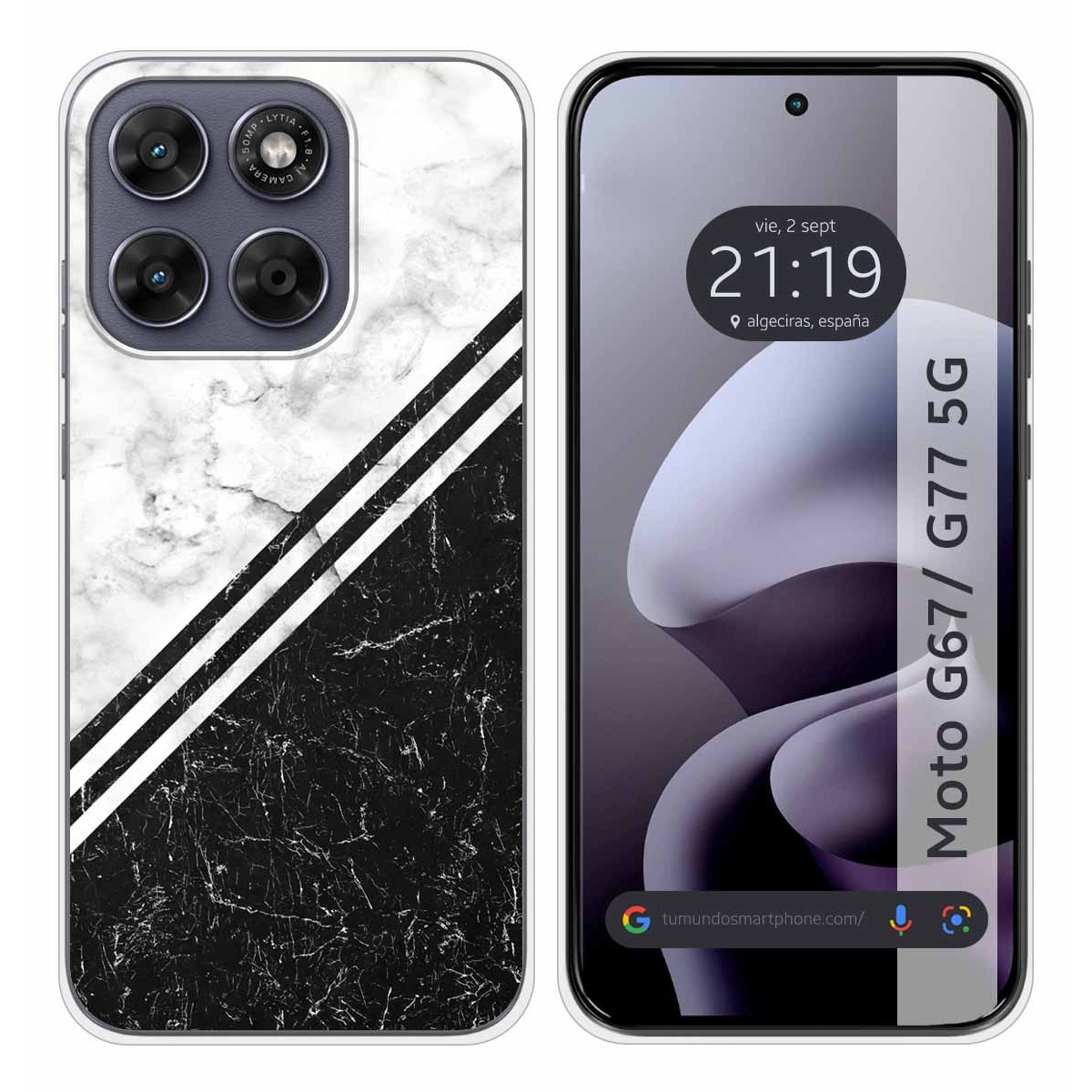 Funda Silicona para Motorola Moto g67 / g77 5G...