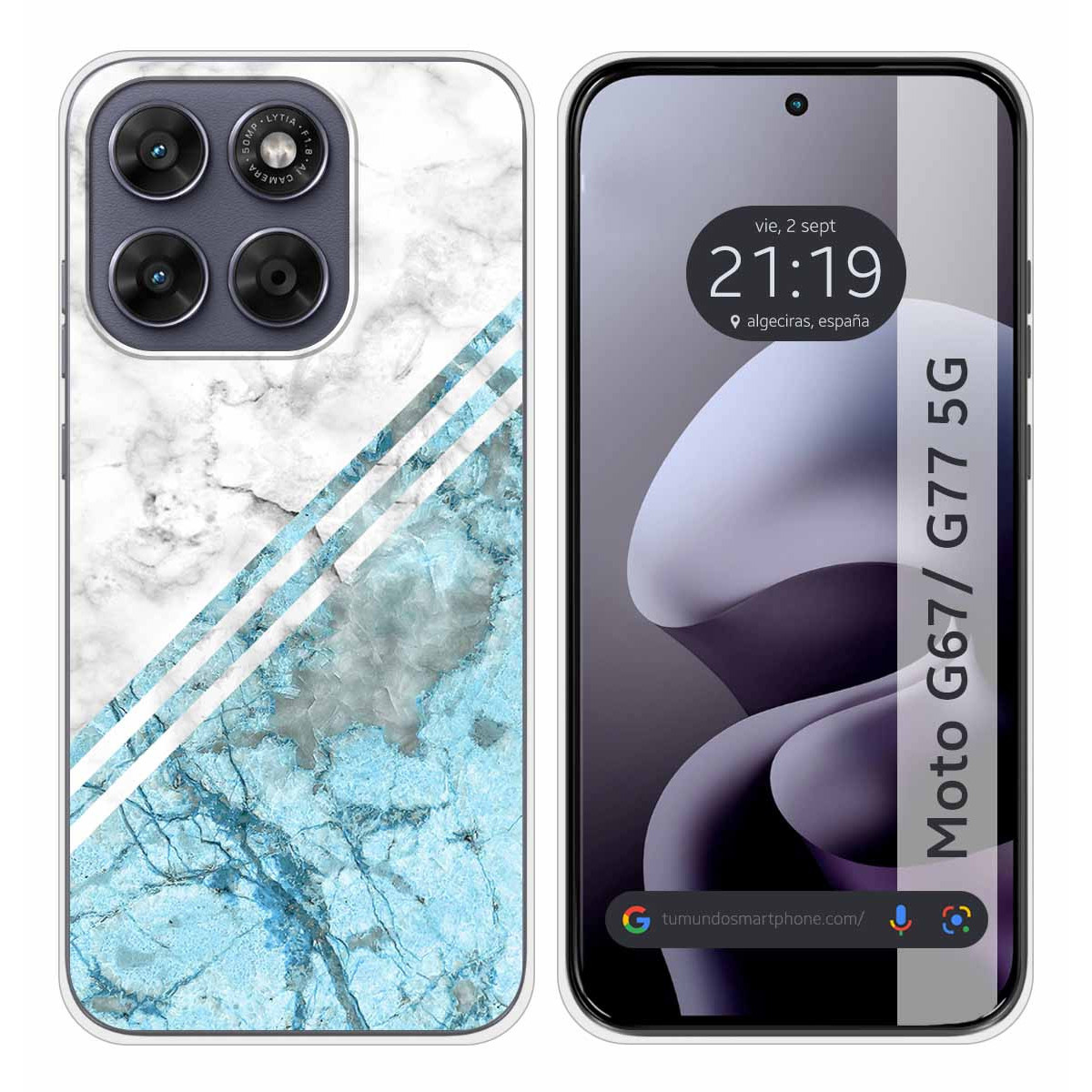Funda Silicona para Motorola Moto g67 / g77 5G...