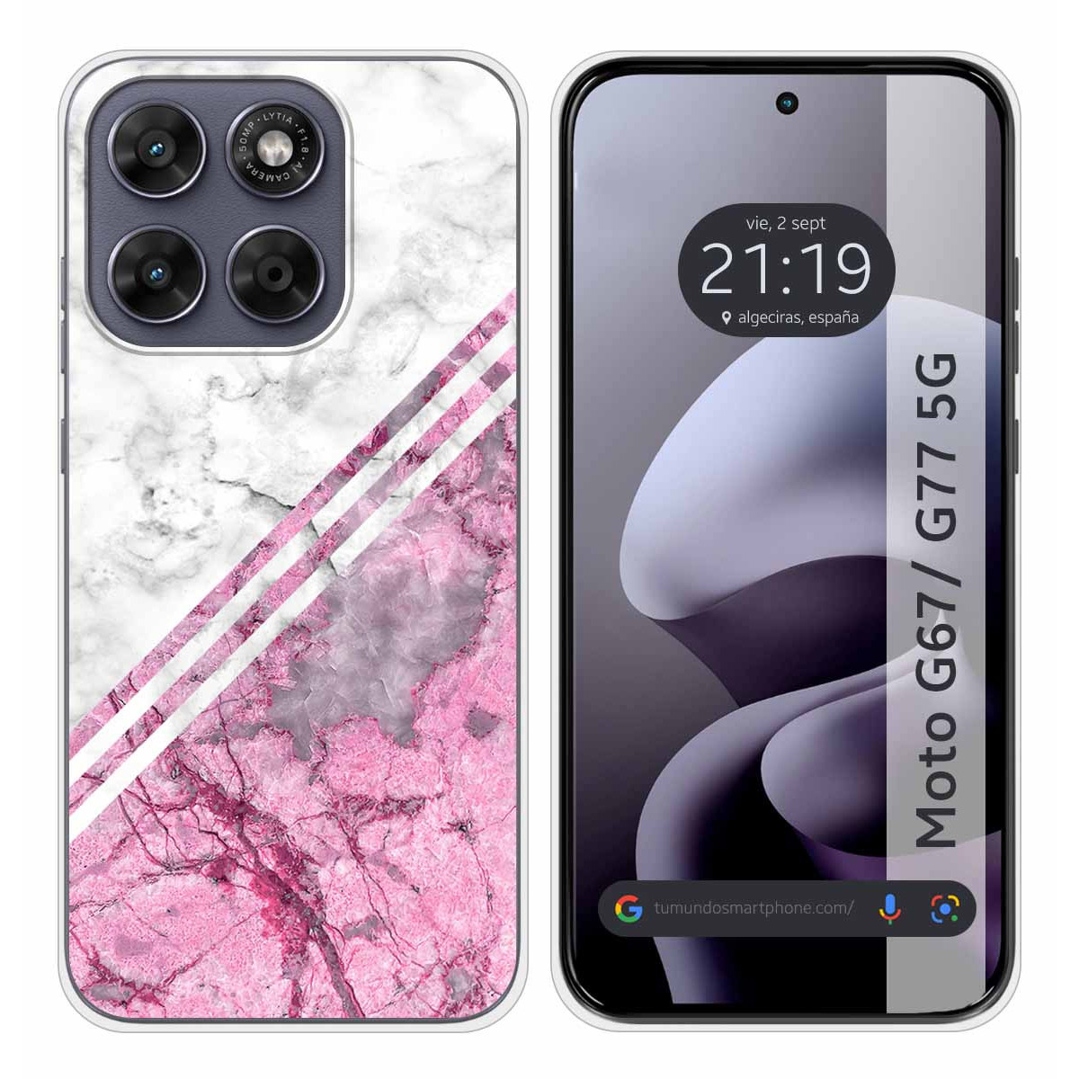 Funda Silicona para Motorola Moto g67 / g77 5G...
