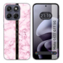 Funda Silicona para Motorola Moto g67 / g77 5G diseño Mármol 04 Dibujos