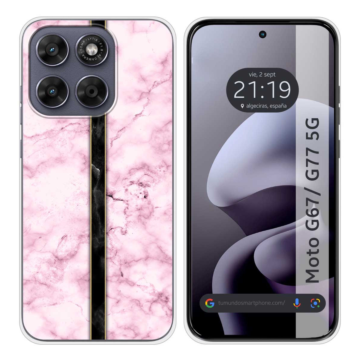 Funda Silicona para Motorola Moto g67 / g77 5G...