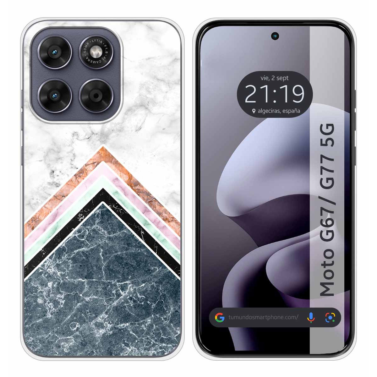 Funda Silicona para Motorola Moto g67 / g77 5G...